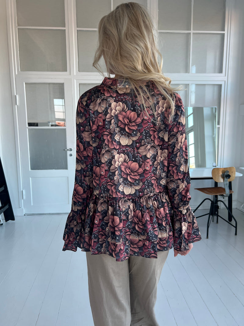 Gaspar Lido flower blouse (7325)