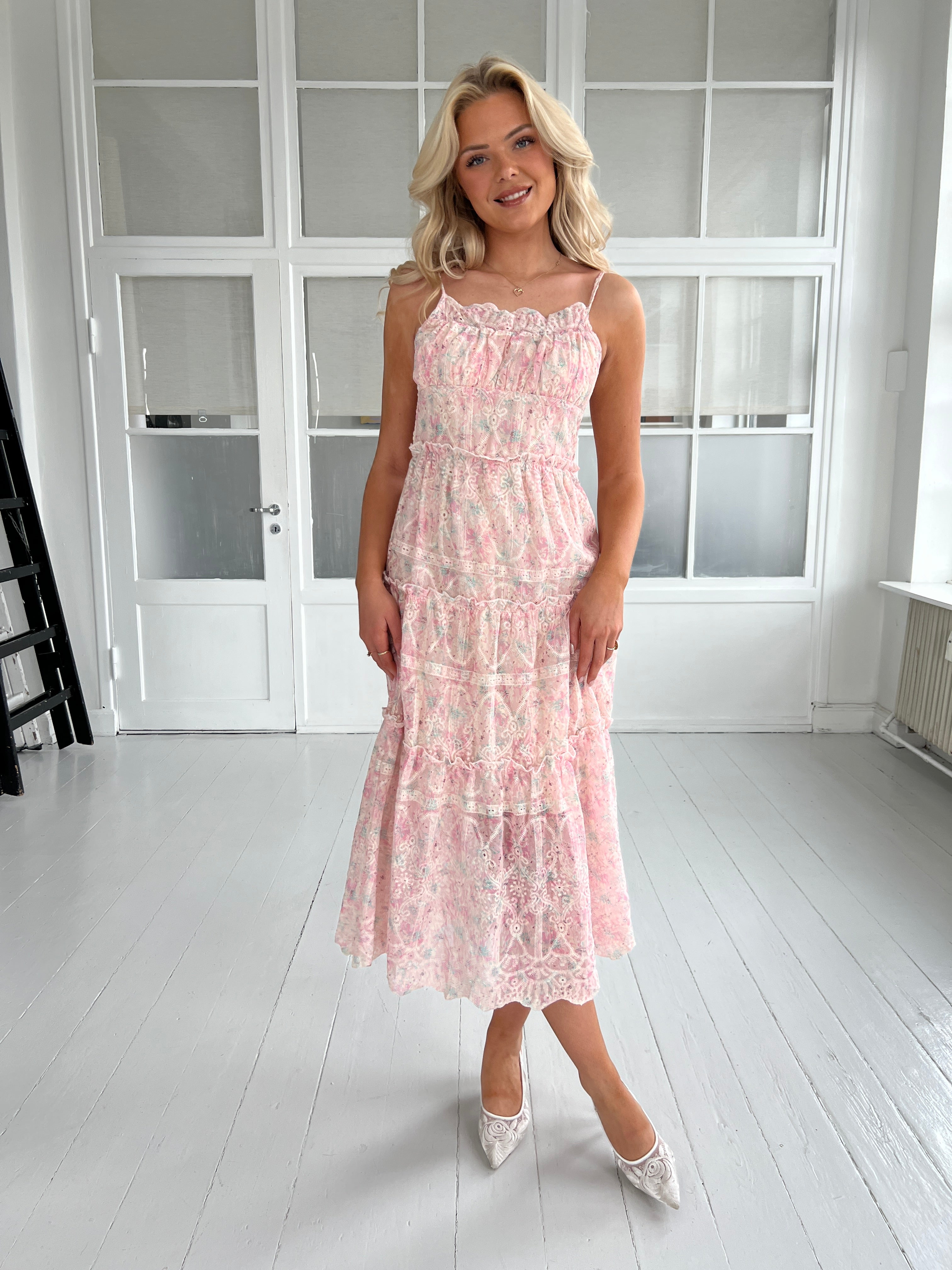 Its may pink flower dress