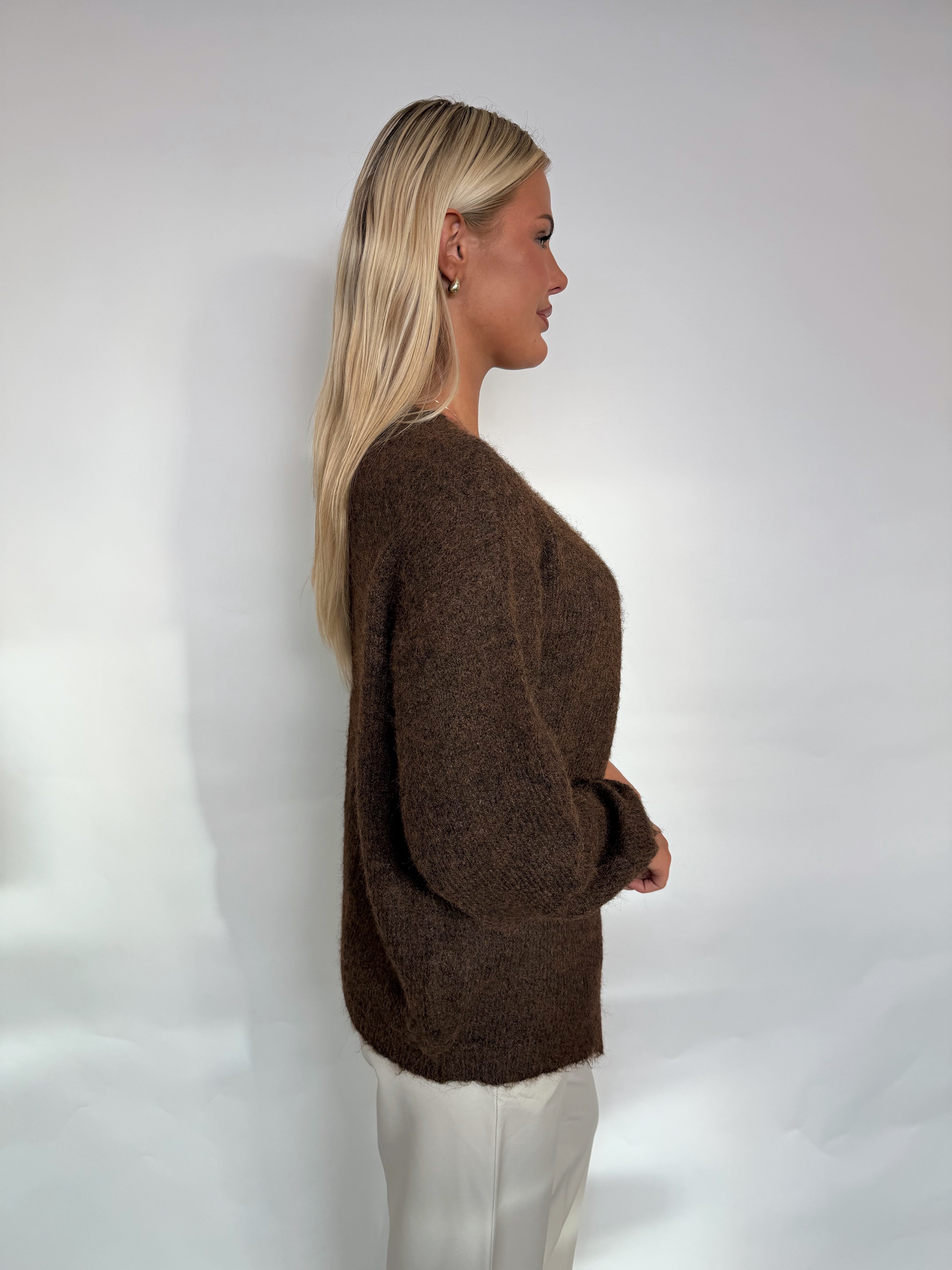 Emmash brown oversized cardigan