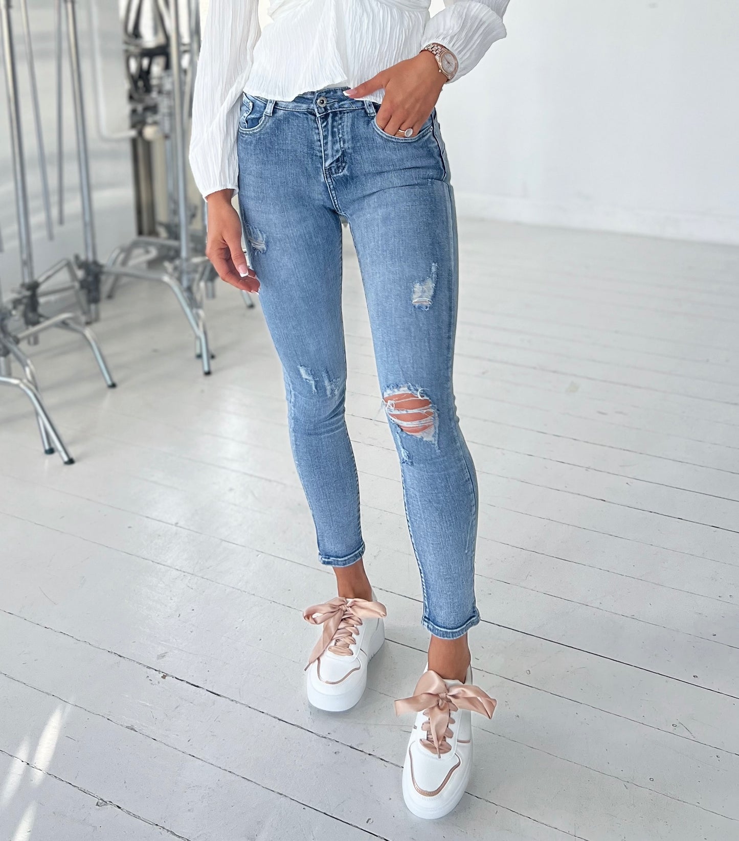 Miss & Queen ripped jeans (2179)