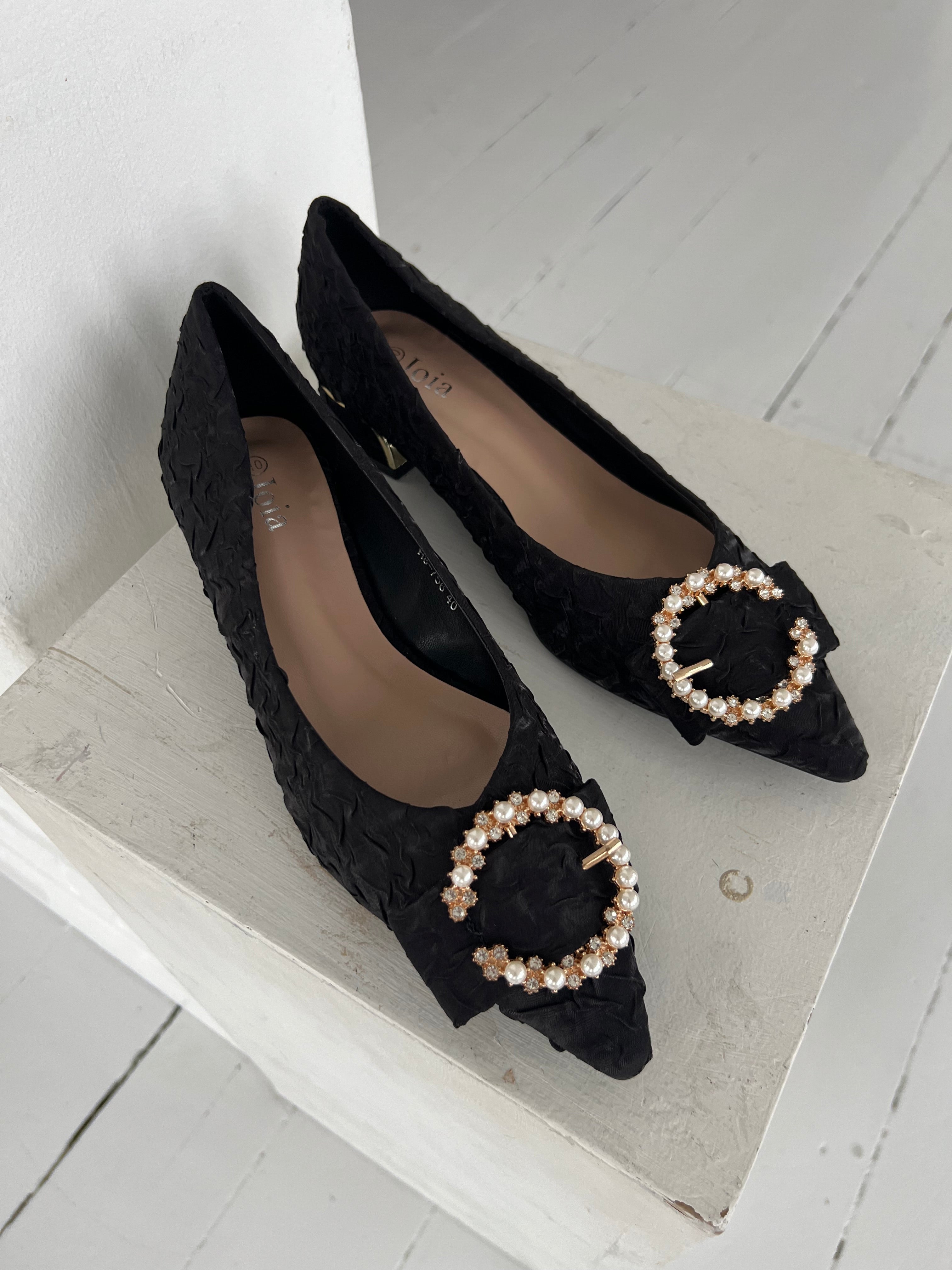 Joia Paris black ballerinas