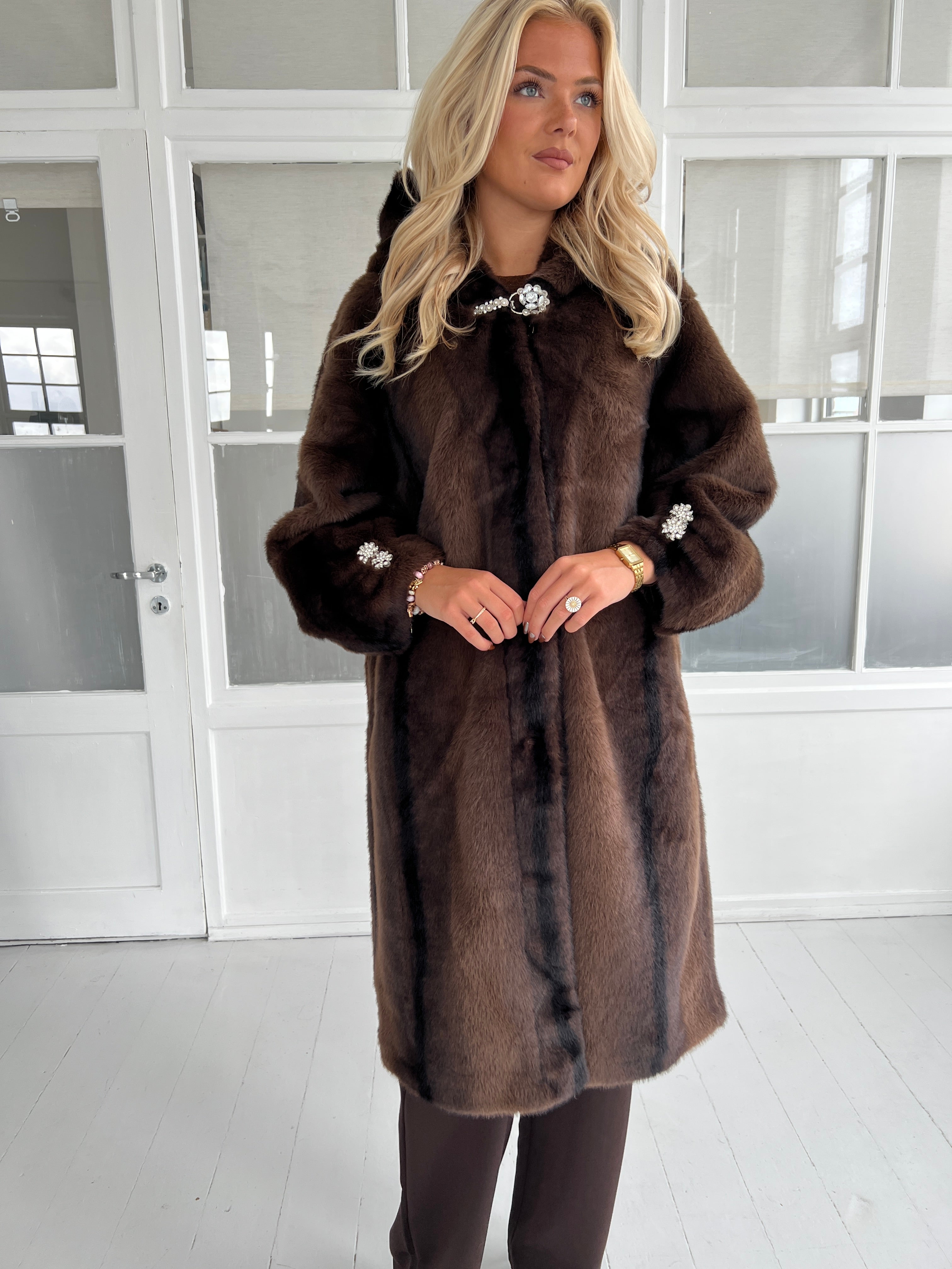 Flam fourrure fur fra webshoppen Aaberg Copenhagen