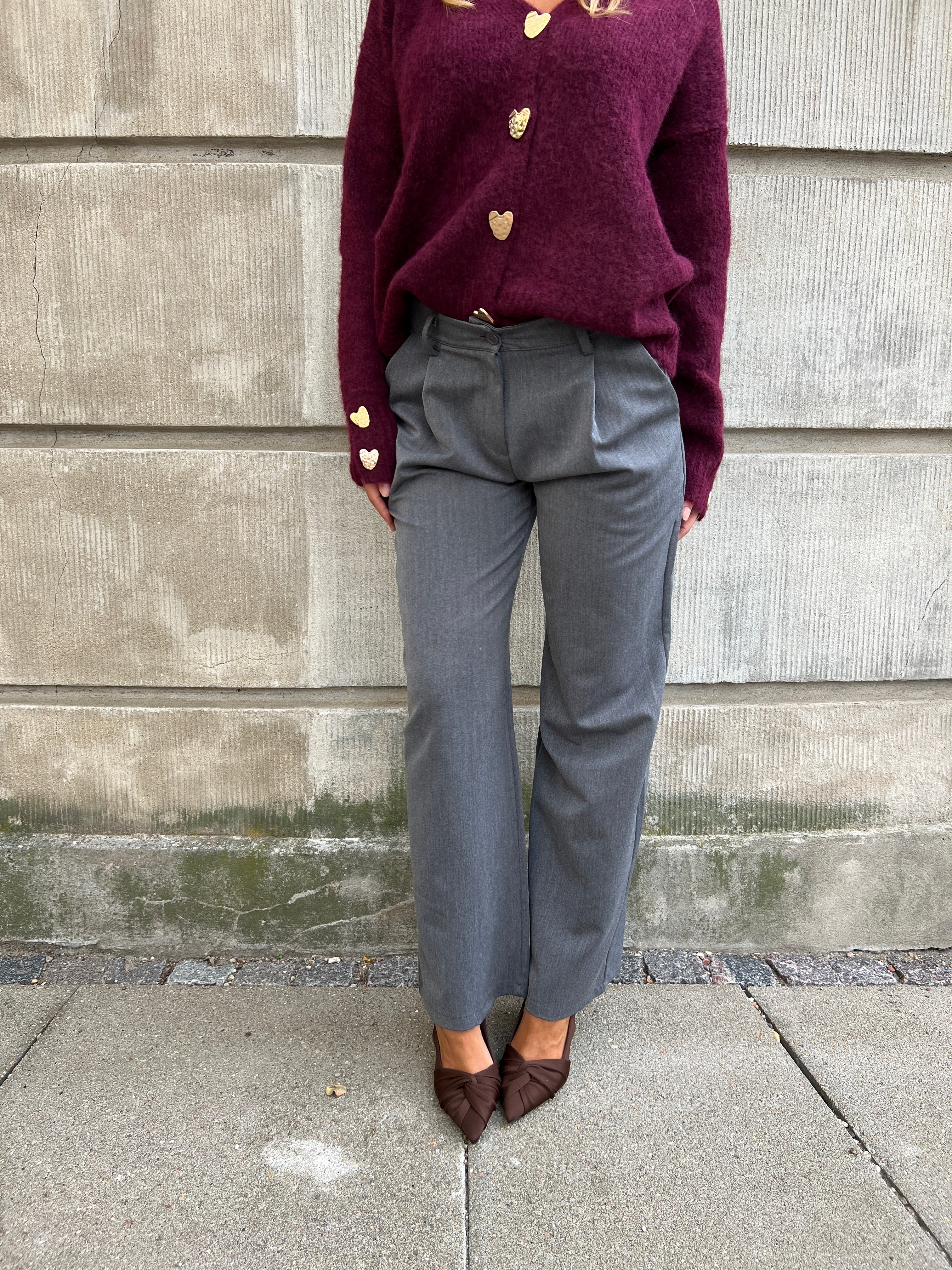 Eight Luxe grey trousers