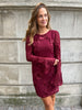 Flam wine red blouse
