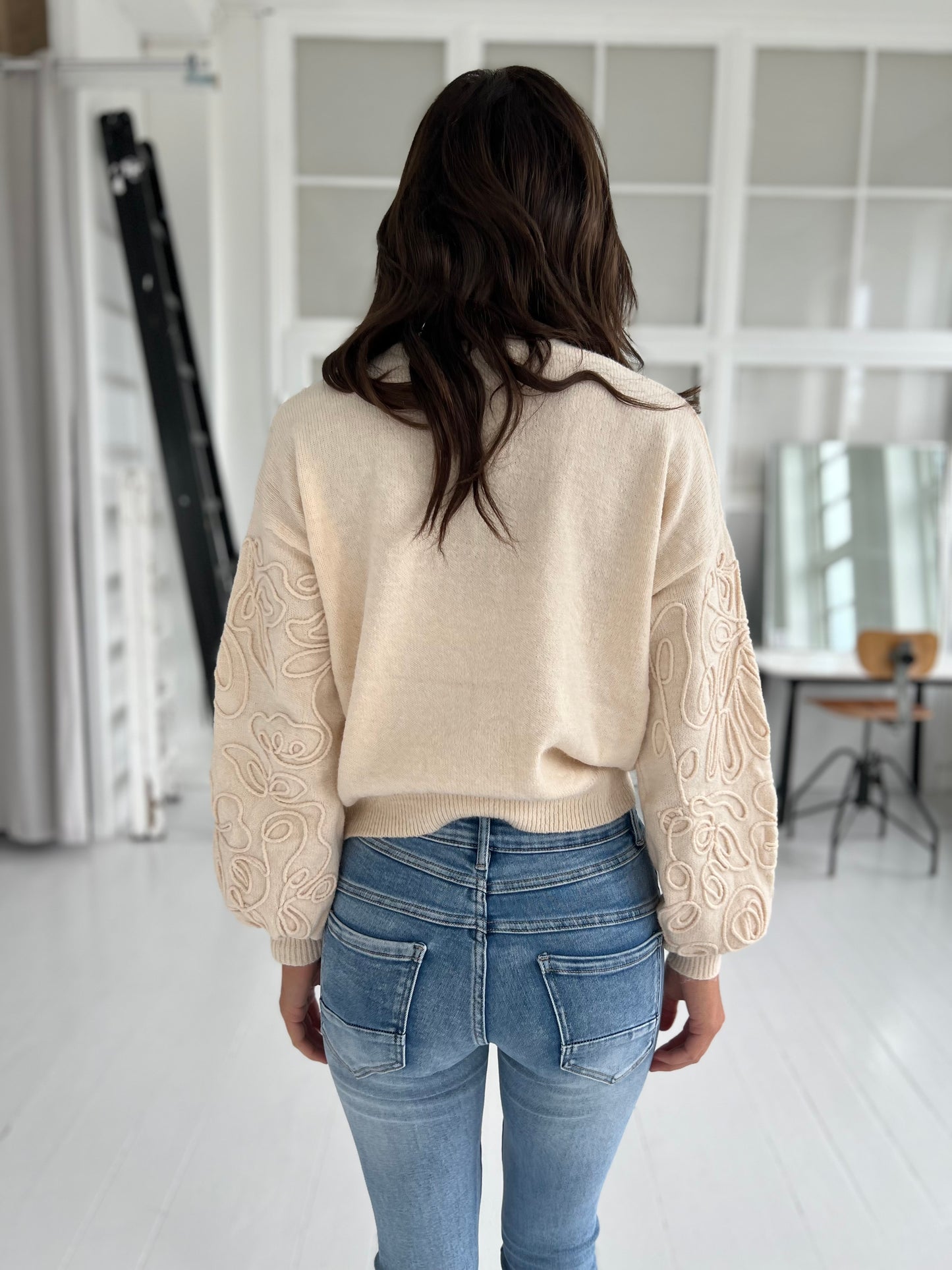 Golden Days beige cardigan (0051)