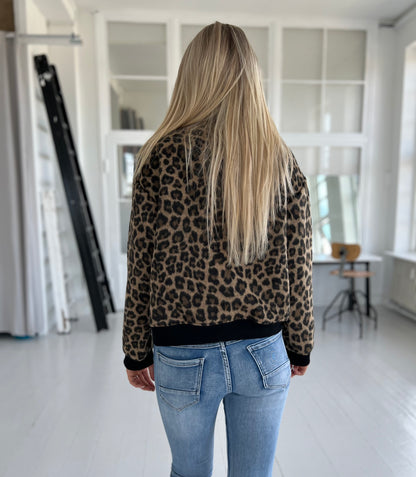 Flam leopard bomber fleece (1958)