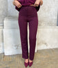 Eight Luxe wine pants