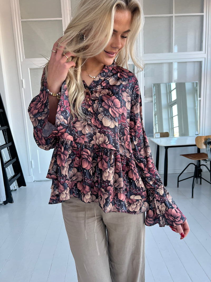 Gaspar Lido flower blouse (7325)