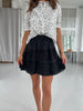 Lucce black short skirt