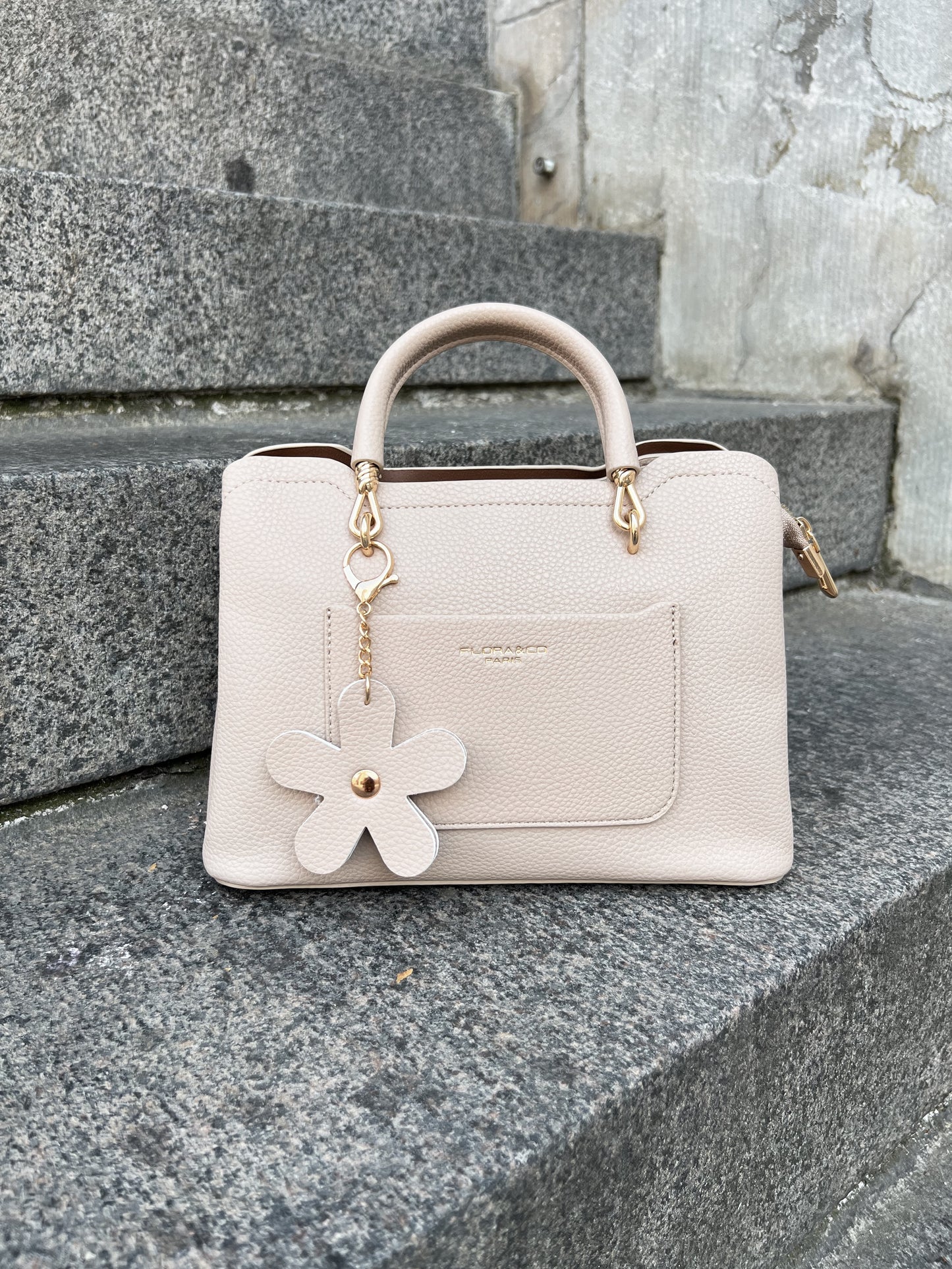 Flora beige handbag (6931)