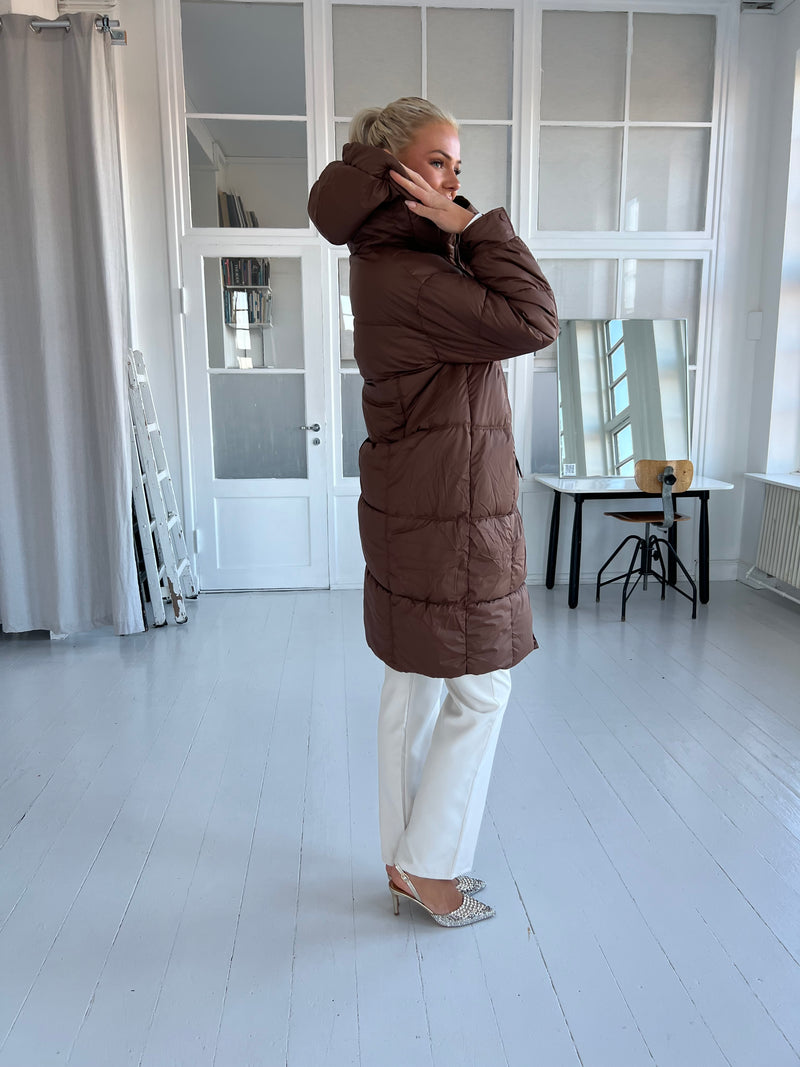 Azaka brown jacket (0084)-jakke-Aaberg Copenhagen