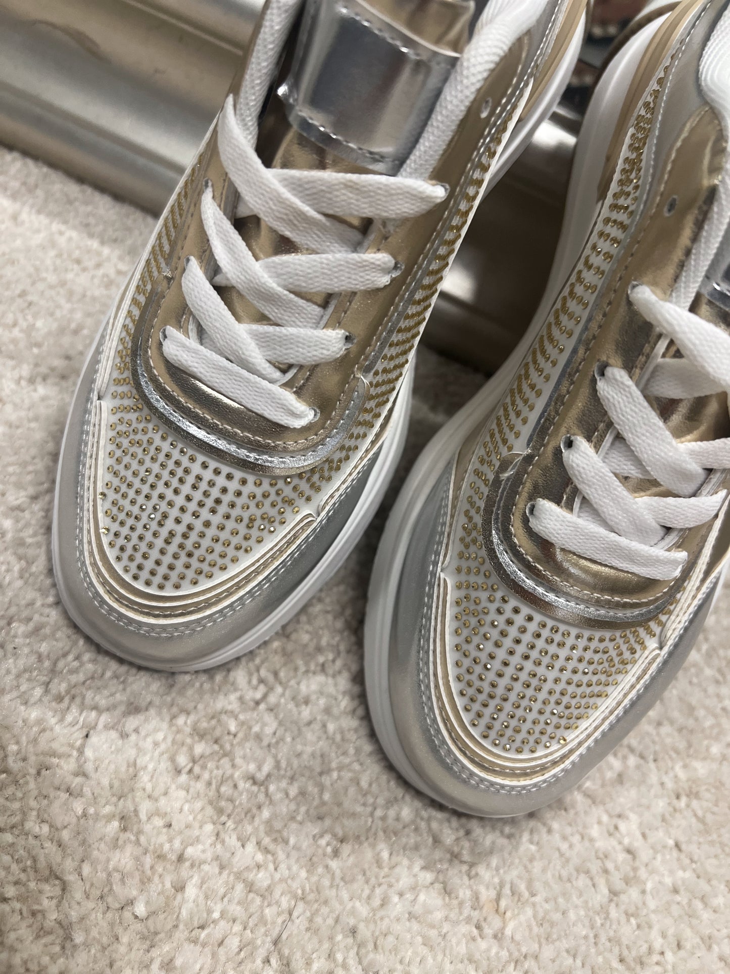 Marquizz hvid guld sneakers (7513)