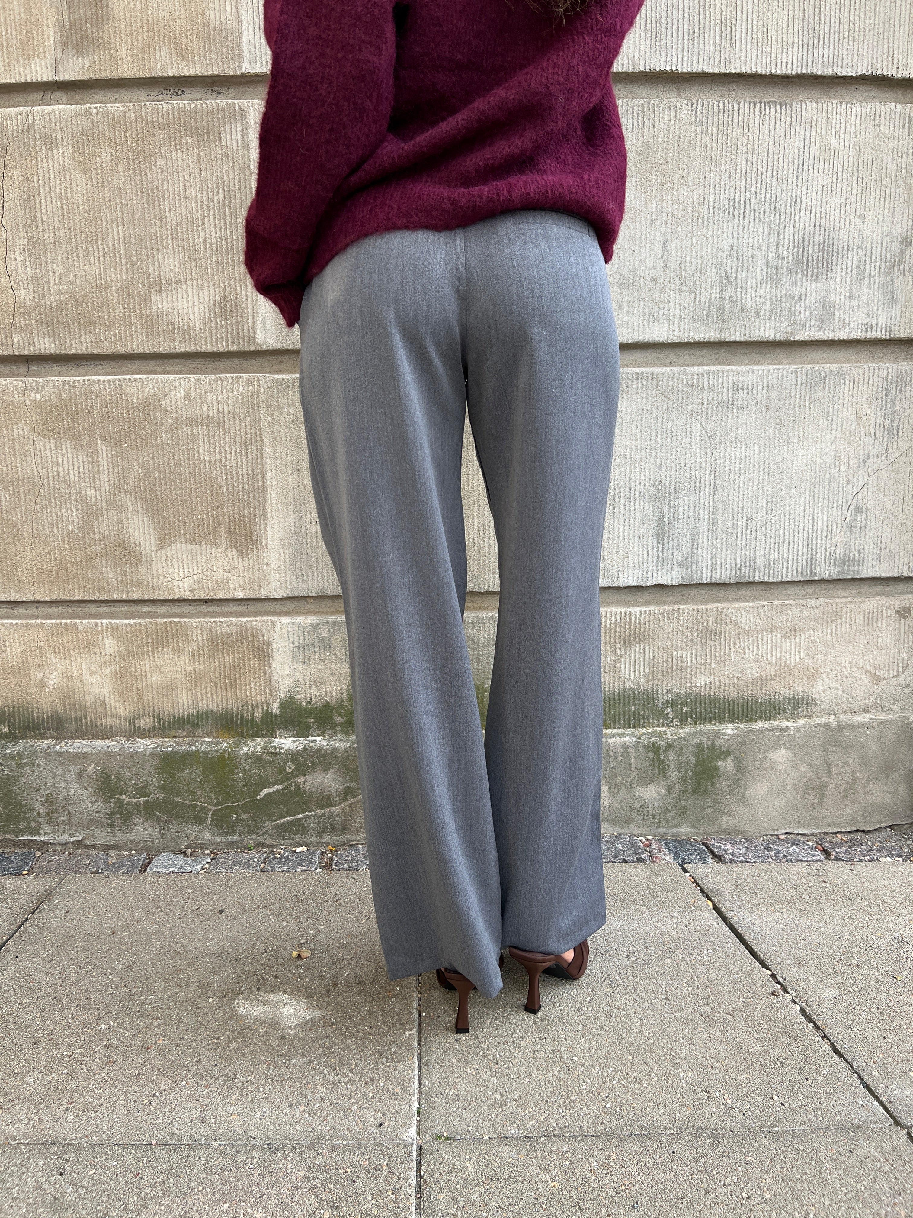 Eight Luxe grey trousers