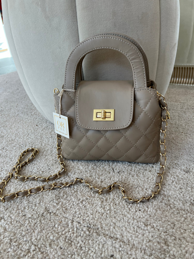 Orpel beige handbag (2790) fra webshoppen Aaberg Copenhagen