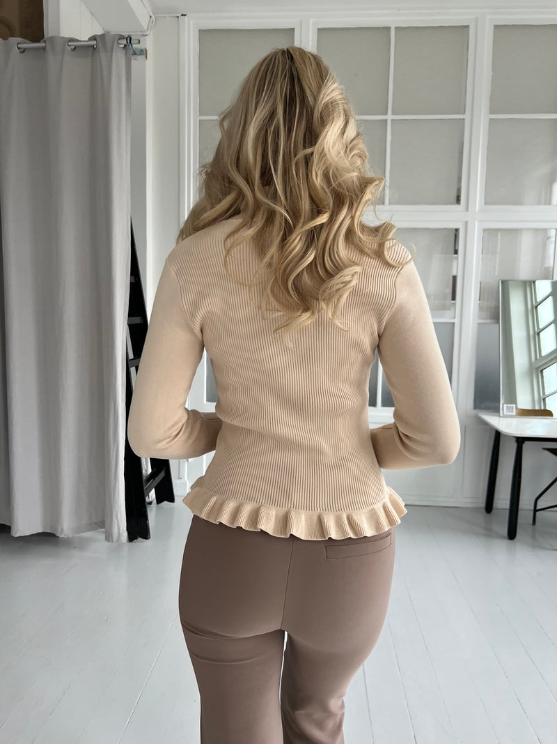 J&H beige blouse (6897)