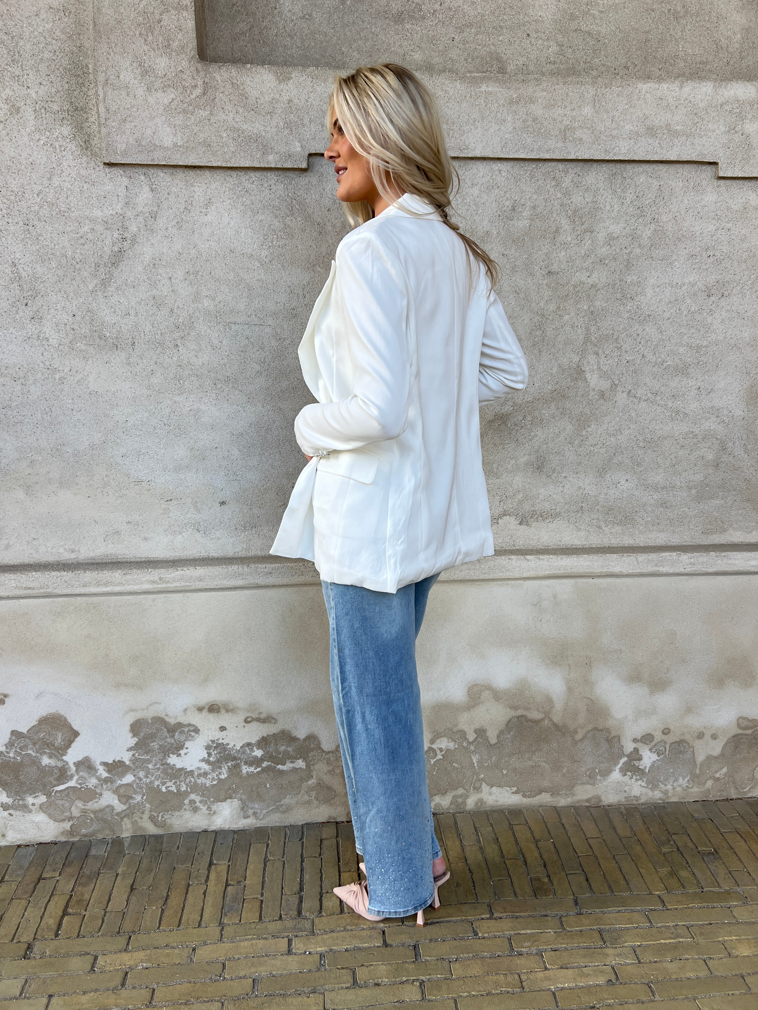 Its May white blazer