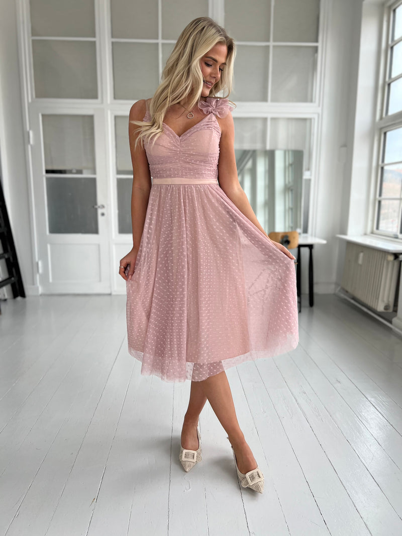 Soky rosa tulle dress (3377)