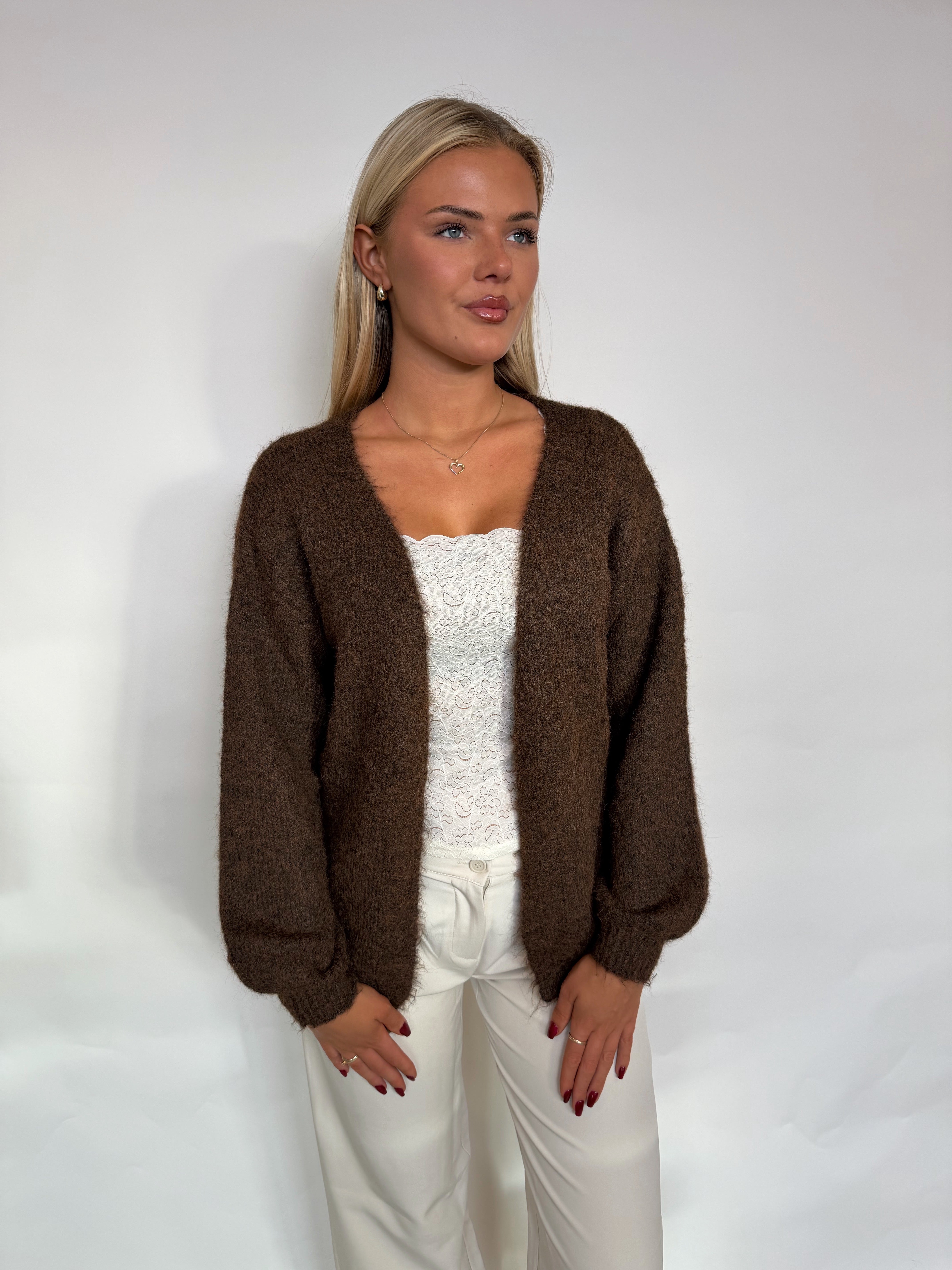 Emmash brown oversized cardigan