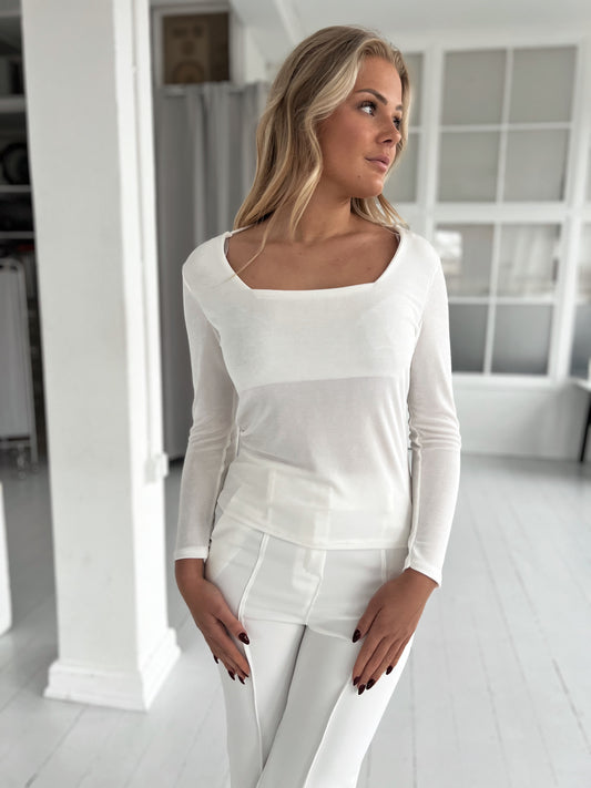 Nora white blouse