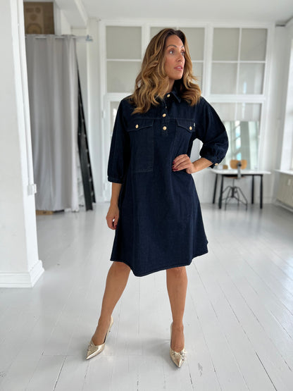 Gaspar denim Malmø dress (7705)