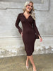 Azaka knit Choko dress
