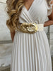 Golden loop belt golden