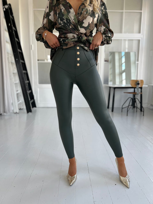 Vanessa green leggings (9021)