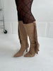 Erynn Beige fringe boot