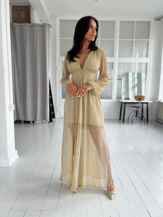 Ciao golden shimmer dress (5155)