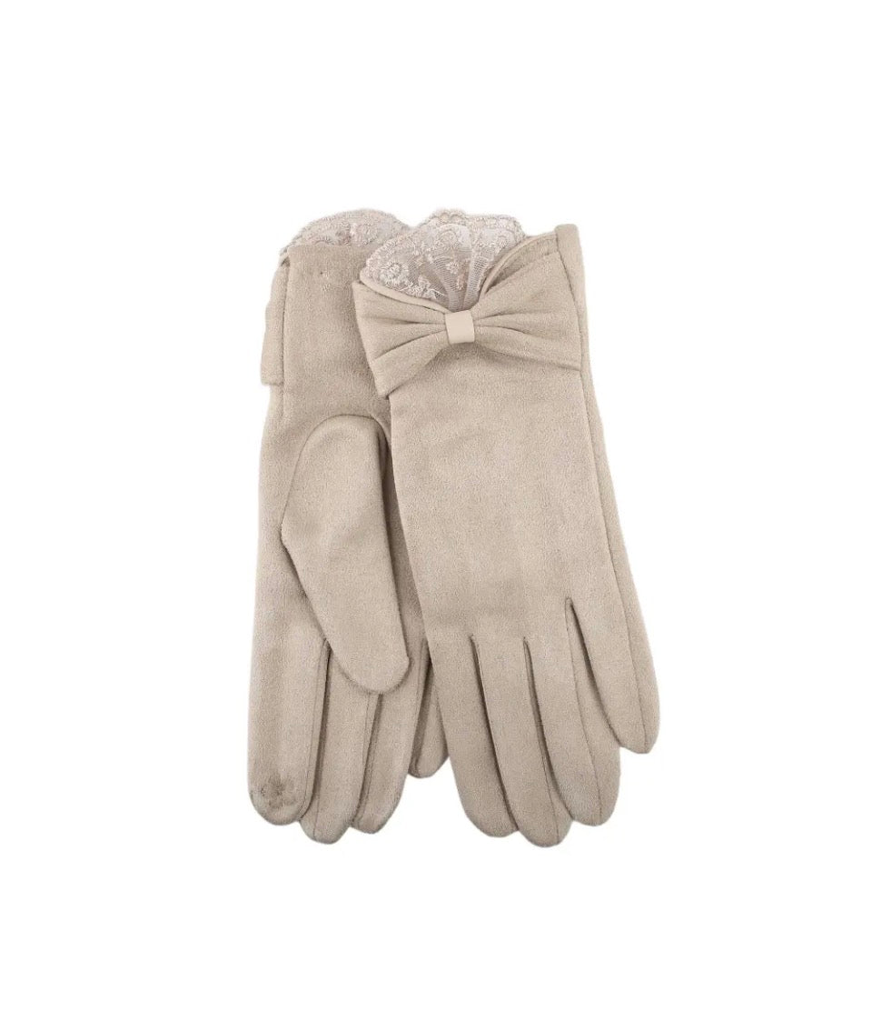 Eryn beige gloves fra webshoppen Aaberg Copenhagen