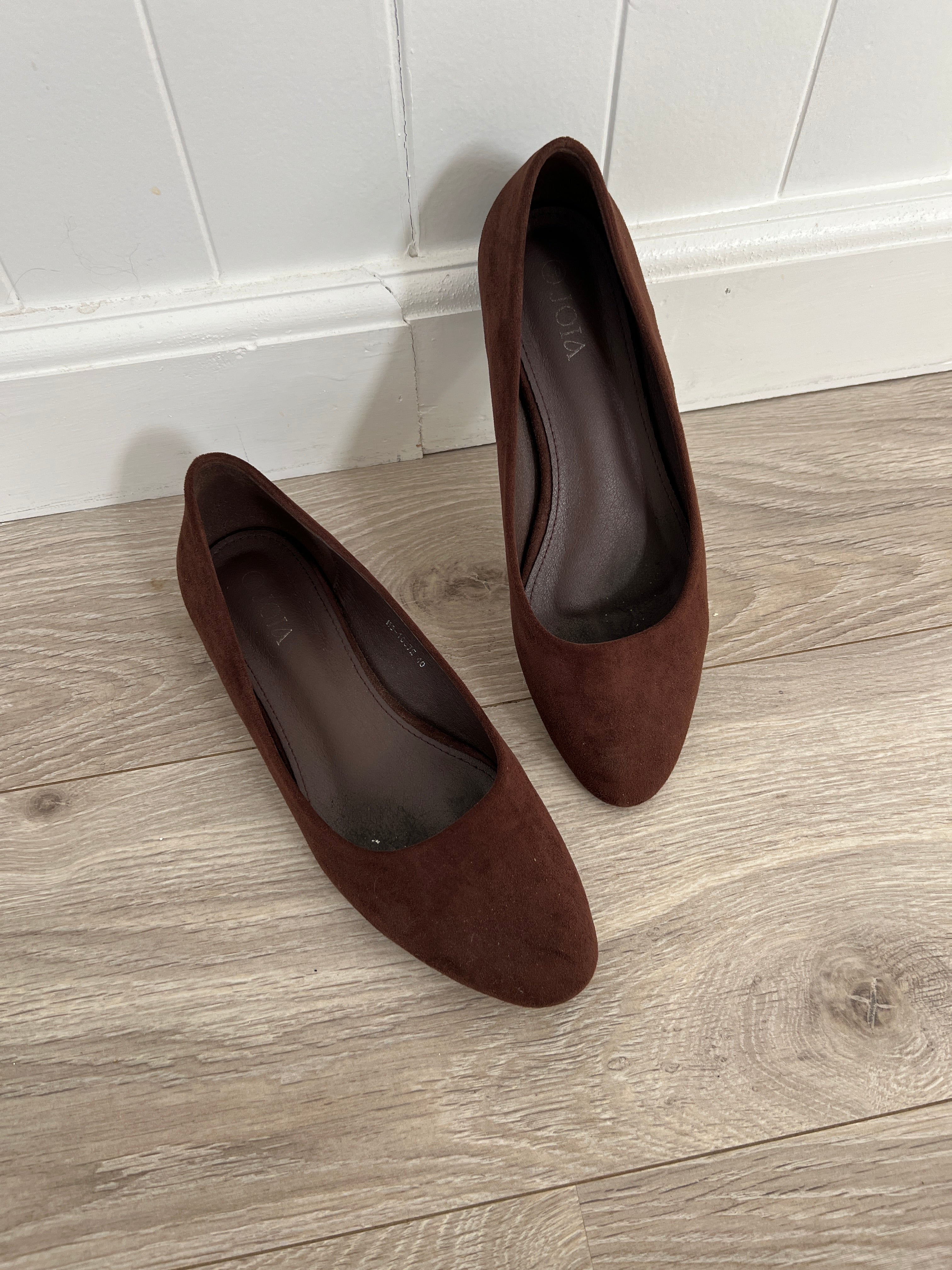 Joia dark brown ballerine