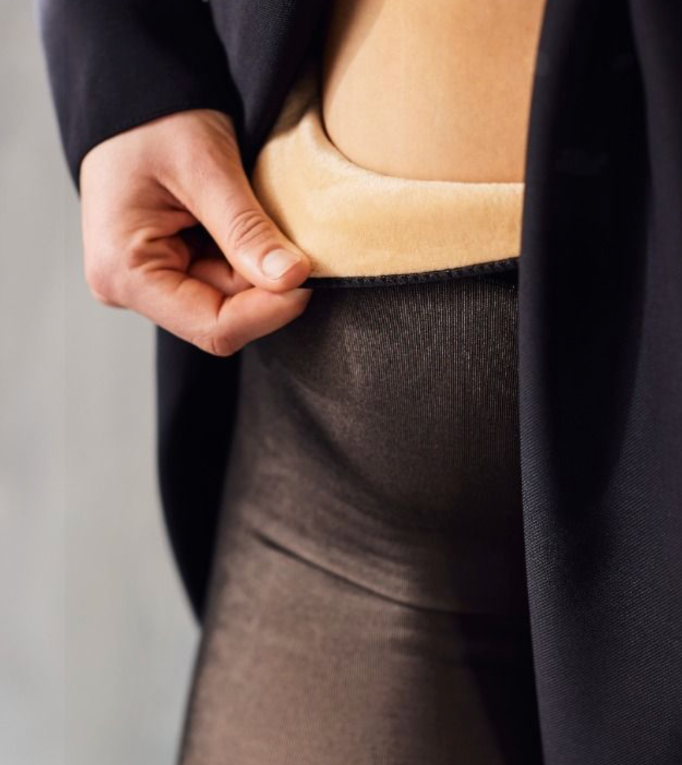 Strømpebukser - Decoy Tights Fleece - Sort fra webshoppen Aaberg Copenhagen