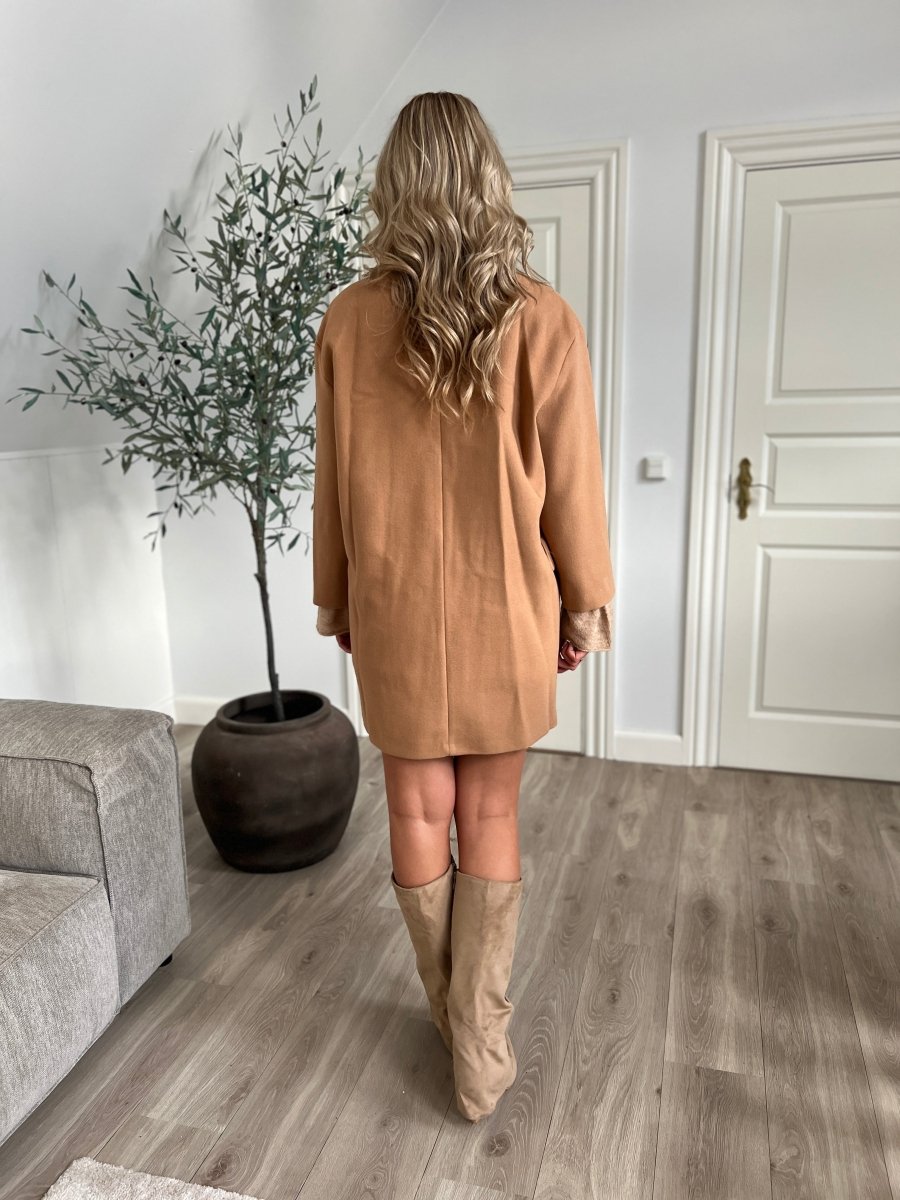 Amy elegant camel Coat - Aaberg DK
