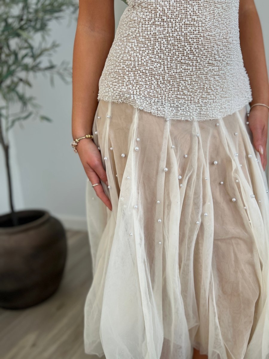 Auluna beige dress - Aaberg DK