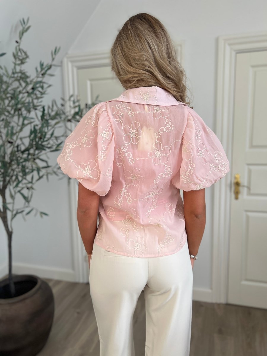 Azaka rose romantic blouse - Aaberg DK