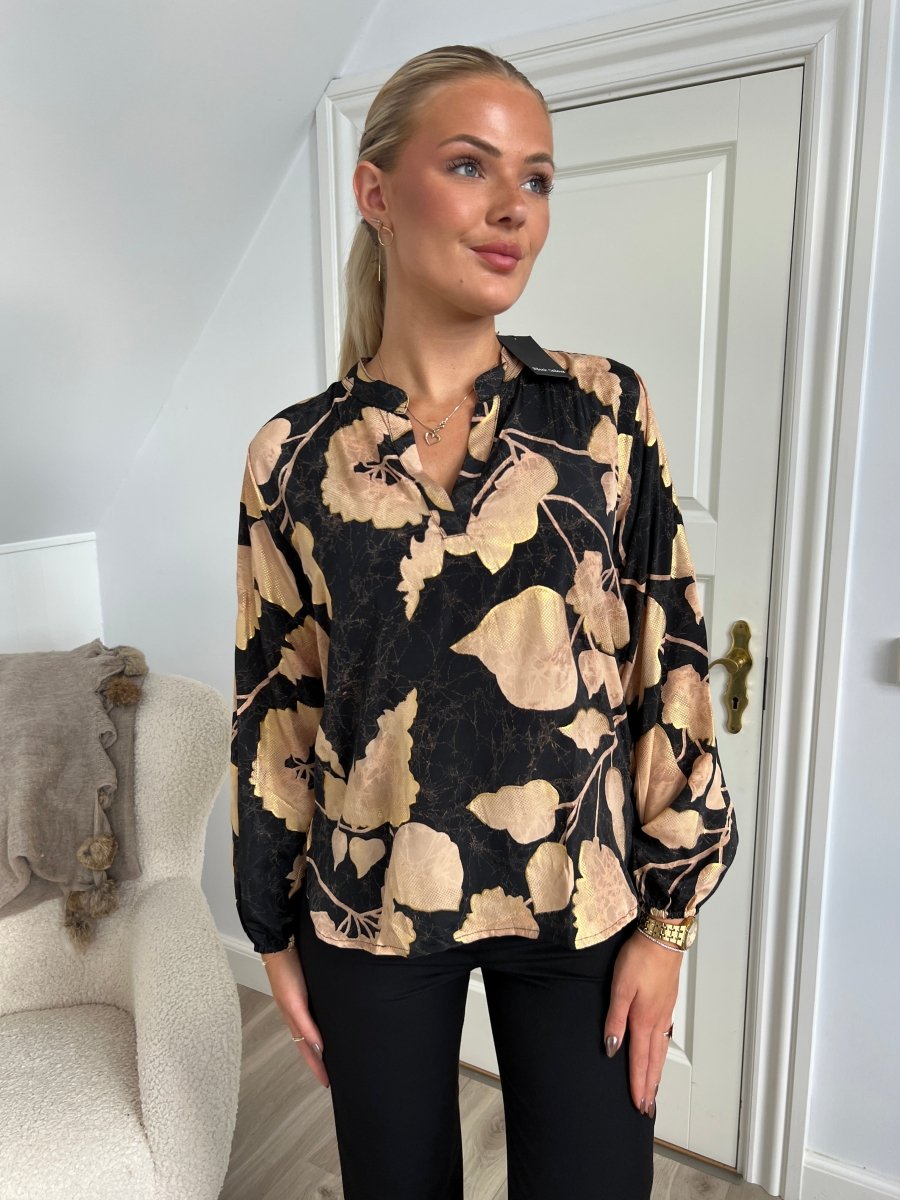 BCLUNA blouse - Fall Leaf - Aaberg DK