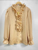 LUZABELLE champagne satin Blouse