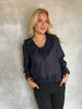 Continue - Bluse - Jody L/S - Navy blue