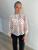 Continue Silke dot shirt White