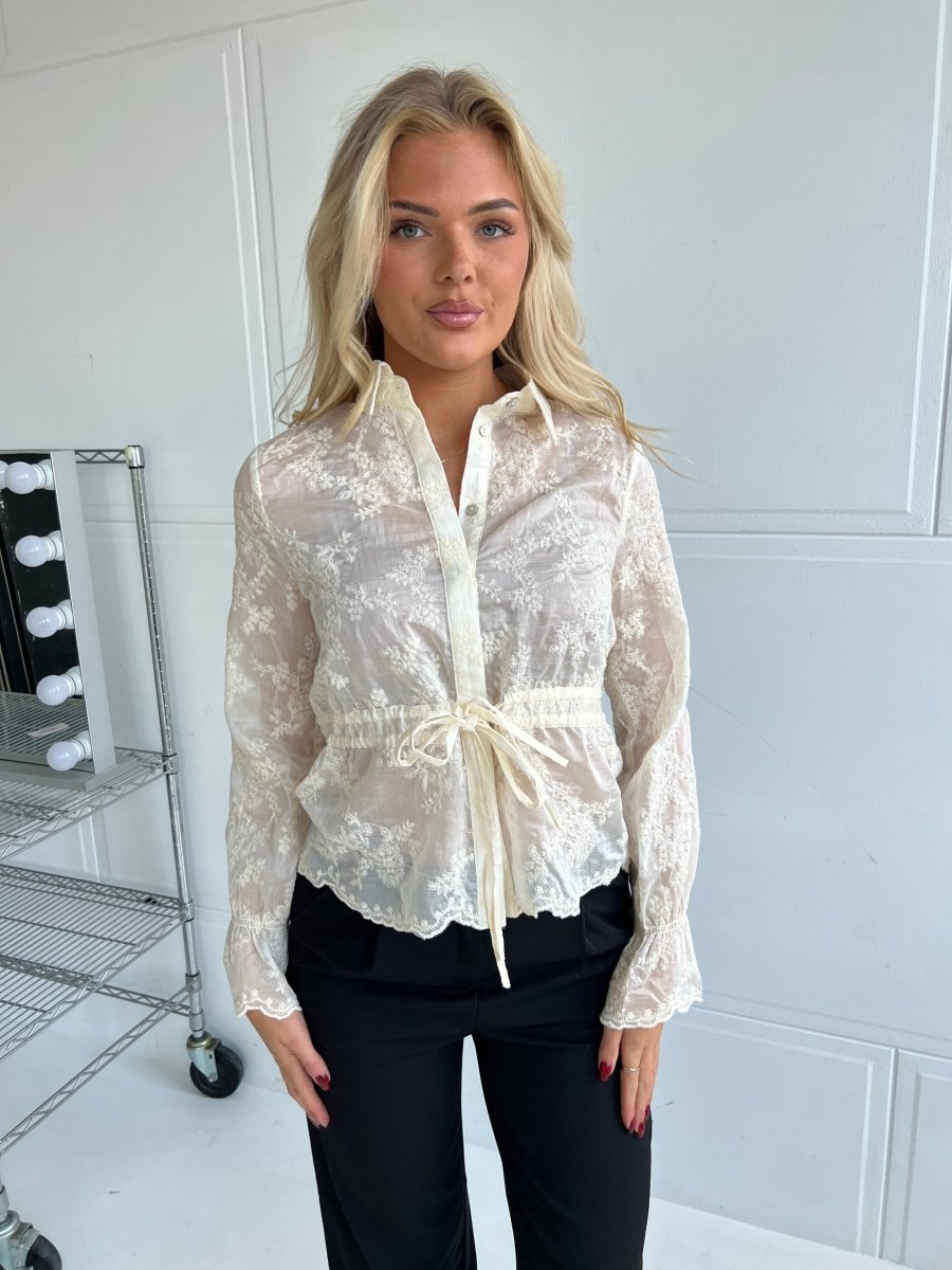 Continue Skjorte - Triss - Off White - Aaberg DK