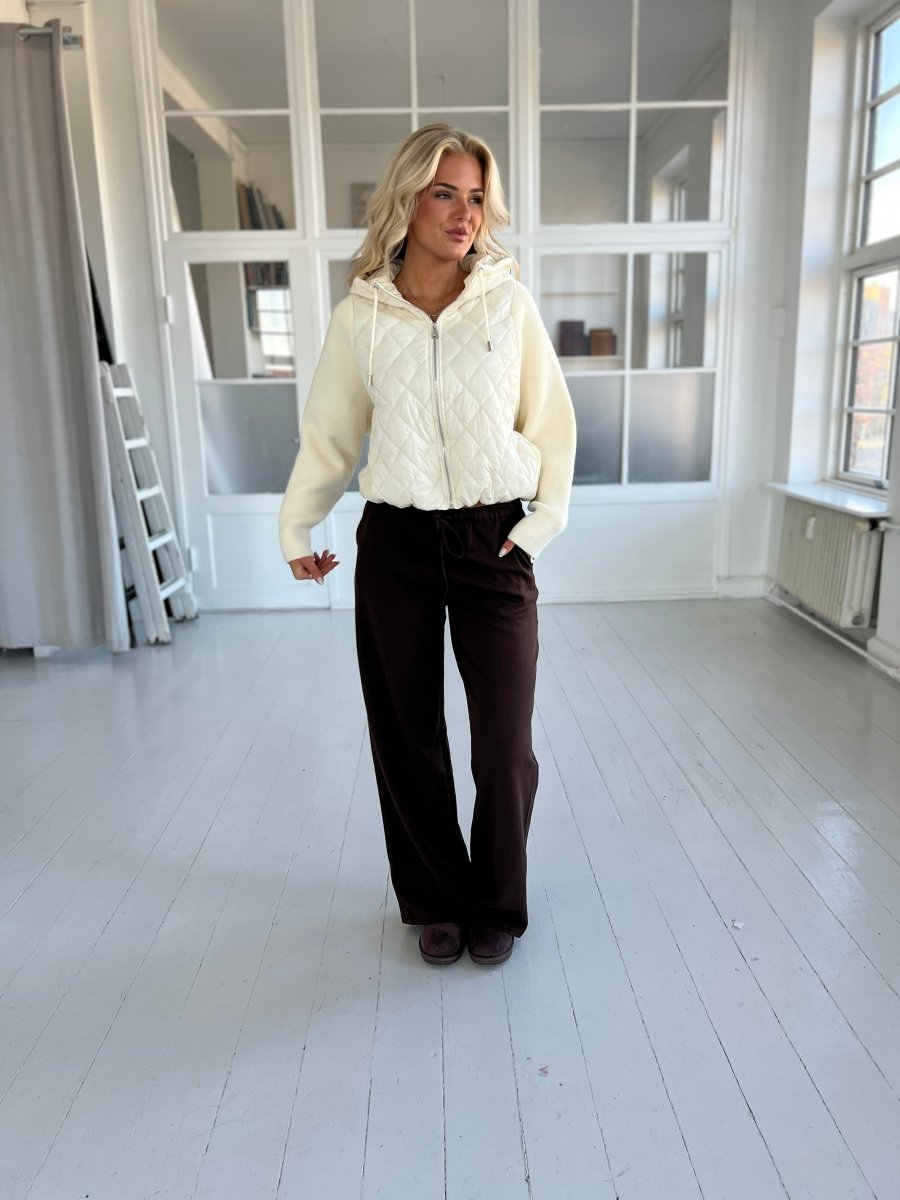 Eight Luxe brown joggers - Aaberg DK