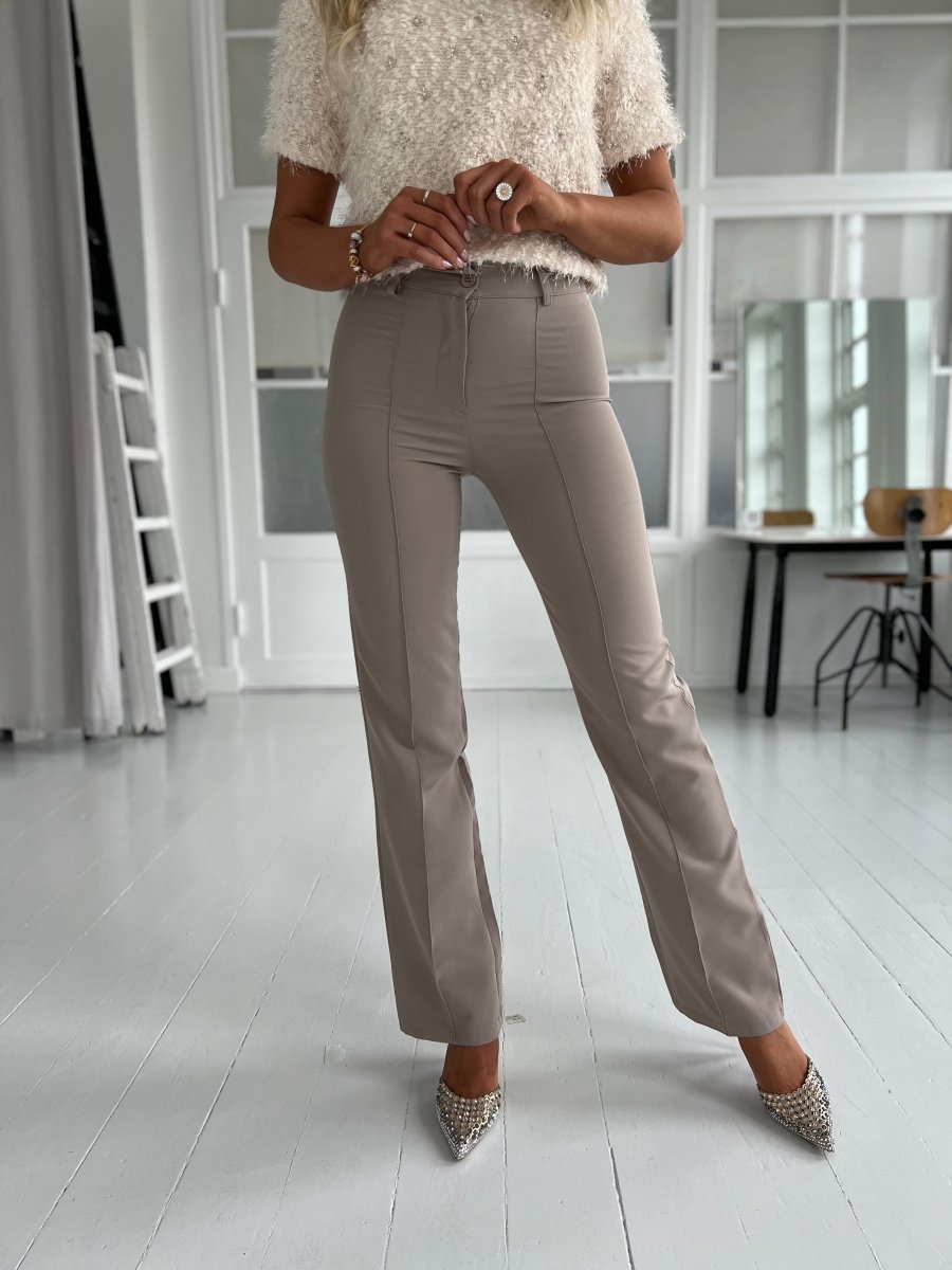 Eight Luxe Taupe pants - Aaberg DK