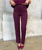 Eight Luxe wine pants