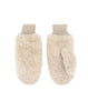 Ella beige fake fur vanter