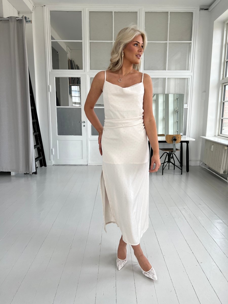 Elli White beige dress - Aaberg DK