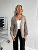 Emmash taupe oversized cardigan