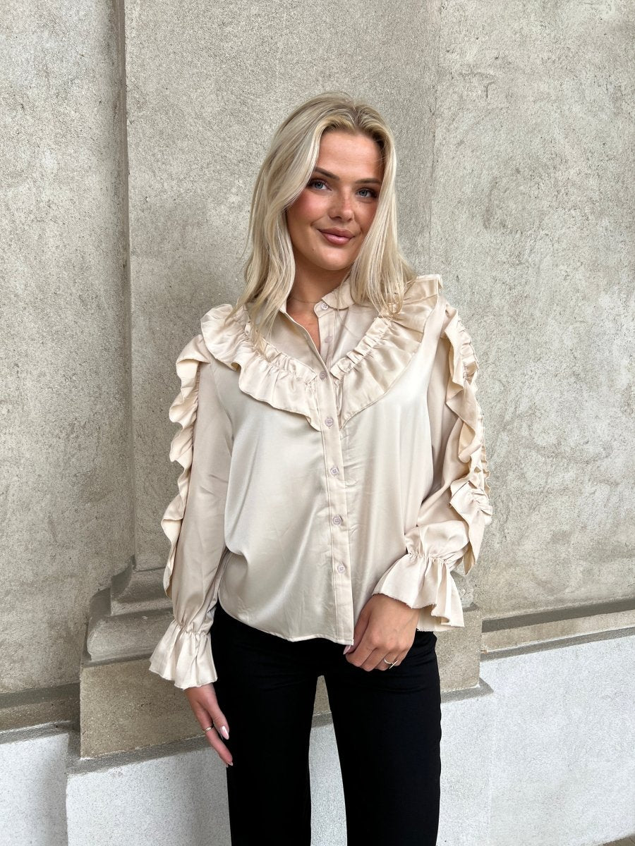 Flam champagne shirt - Aaberg DK