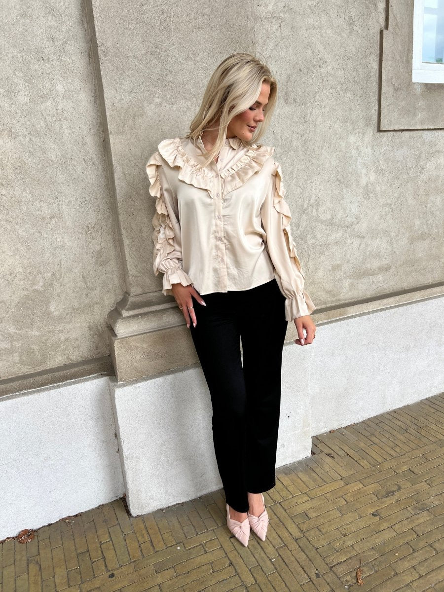 Flam champagne shirt - Aaberg DK