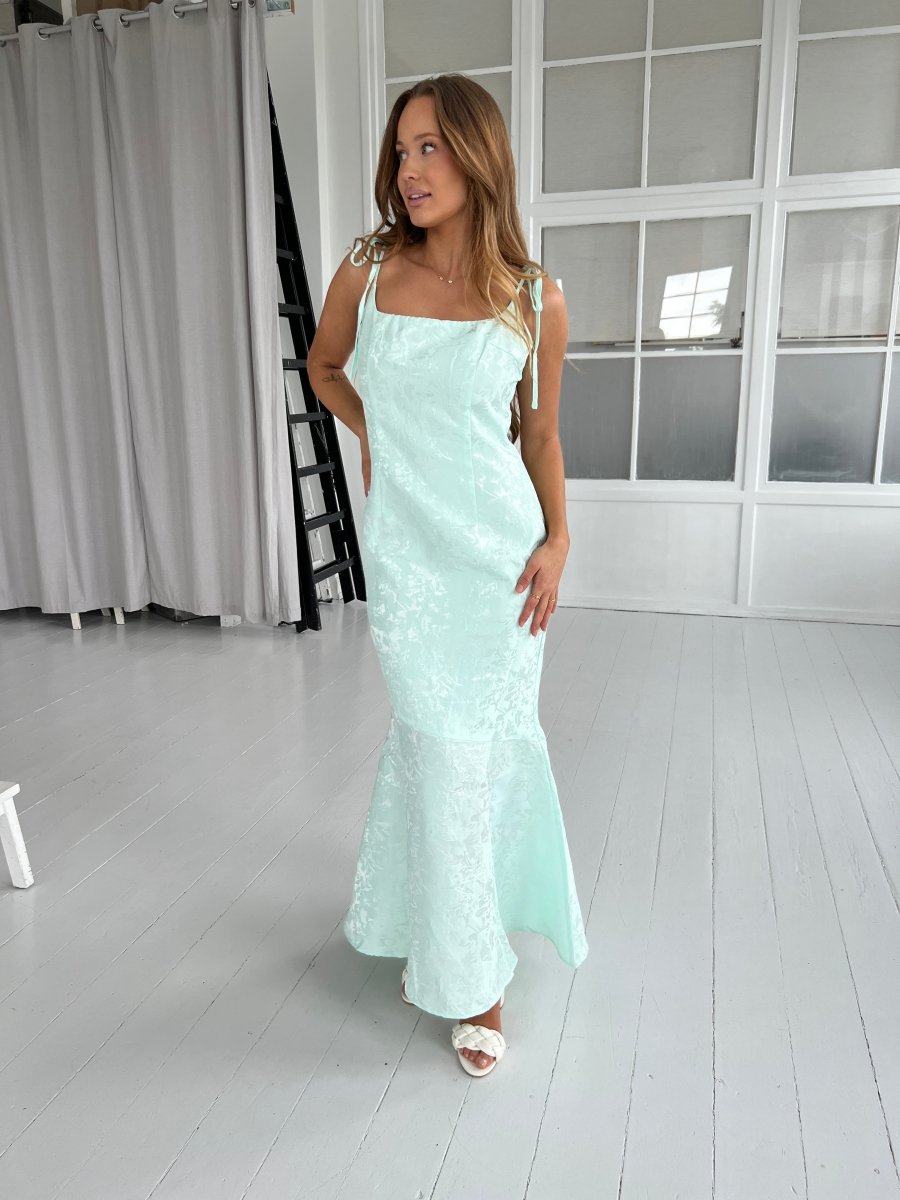 F&P light green mermaid dress - Aaberg DK
