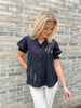 Gaspar black Garda Blouse